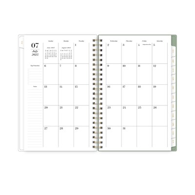 2025-2026 Blue Sky Kyla 5" x 8" Academic Year Weekly & Monthly Planner, Plastic Cover, Multicolored (155341)