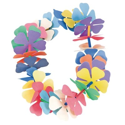 S&S Aloha Leis Craft Kit, 24/Pack (GP1173)