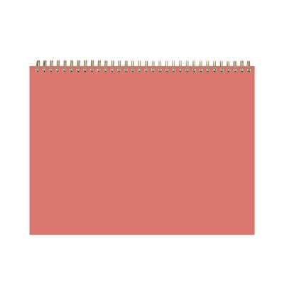 Blue Sky Bespoke Letterpress Notepad, 9" x 12", Pomegranate Blush (158224)