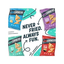 Popcorners Gluten-Free 4-Flavor Popped Corn Chips Snacks Variety Pack, 28 Bags/Box (FRI02486)