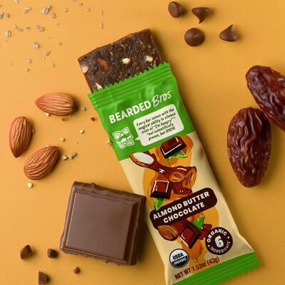 Bearded Bros Gluten Free Almond Butter Chocolate Energy Bar, 1.52 oz., 12/Pack (220-02918)