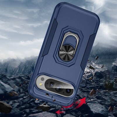 SaharaCase Raider Series Heavy-Duty Case for Google Pixel 9 and 9 Pro, Desert Blue (CP00603)