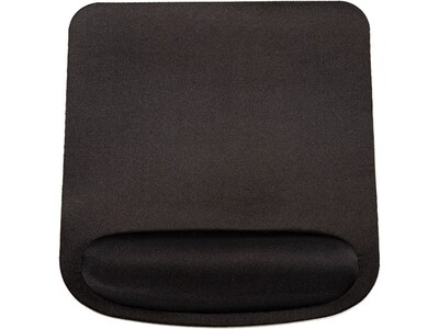 OTM Essentials Foam Mouse Pad with Wrist Rest, Black, 5/Pack (FOB-A3CAA-5PK)