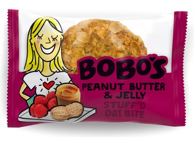 Bobos Gluten-Free Peanut Butter & Jelly Oat Bite, 32.5 oz., 25 Bars/Box (122-75-D)