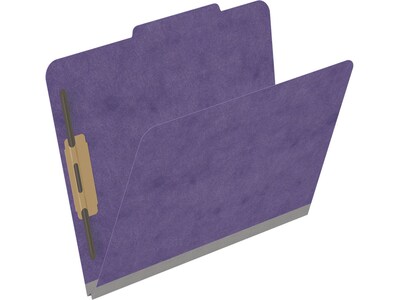 Medical Arts Press Pressboard Classification Folder, 2 Expansion, Letter Size, Purple, 25/Box (DV-T42-02-3PRP)