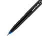 uniball Onyx Rollerball Pens, Micro Point, 0.5mm, Blue Ink, Dozen (60041)