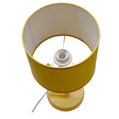 Simple Designs Abstract 17.13" LED Table Lamp, Yellow (LT1172-YLW)