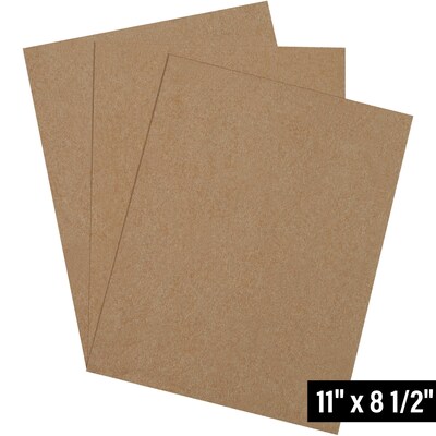 8.5 x 11 Extra Heavy Duty Chipboard Pad, Kraft, 470/Carton (CP8511HD)