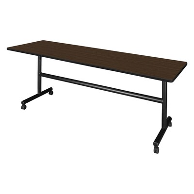Regency Kobe Flip-Top Training Nesting Table, 84 x 24, Neo Walnut (MKFT8424NW)