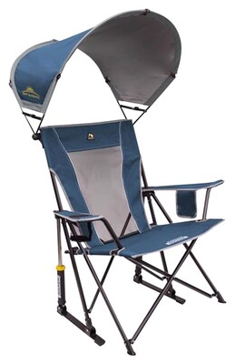GCI Outdoor Sunshade Rocker Chair - (Neptune Blue)