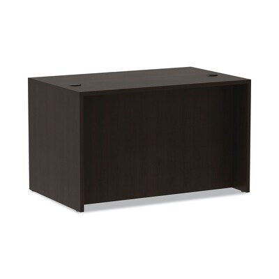 Alera Valencia Series Straight Front Desk Shell, 47 1/4w X 29 1/2d X 29 1/2h, Espresso