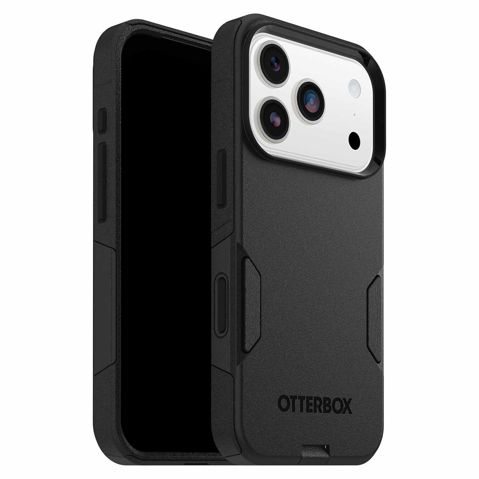 OtterBox Commuter Series MagSafe Case for iPhone 17 Pro, Shock Absorbing, Black (77-98326)