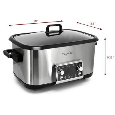 MegaChef 8 Qt Multicooker, Silver (935122913M)