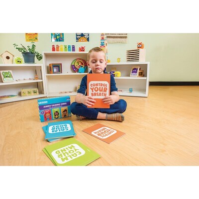 Open the Joy Jumbo Classroom Calming Flash Cards, 30 Cards/Pack (LR4758)