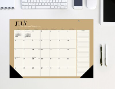 2026-2027 Willow Creek 17 x 12 Academic Monthly Desk Calendar, Urban Chic (64696)