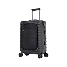 DUKAP TOUR Polycarbonate/ABS Hardside Carry-On Suitcase, Black (DKTOU00S-BLK)