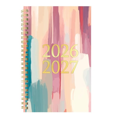 2026-2027 Blueline Academic 8 x 5 Weekly & Monthly Planner, Poly Cover, Splash Waterfalls  (CA114PI.02)
