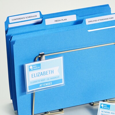 Avery EcoFriendly Laser/Inkjet File Folder Labels, 2/3" x 3-7/16", White, 750 Labels/Box (48266)
