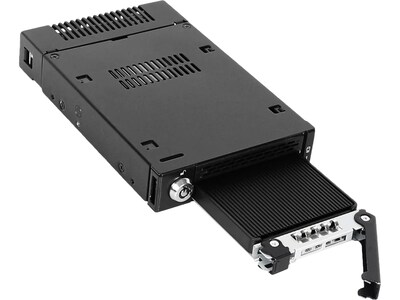 Icy Dock ToughArmor M.2 PCIe 4.0 NVMe SSD Enclosure for External 3.5" Drive Bay, Black (MB833MK-B V2)