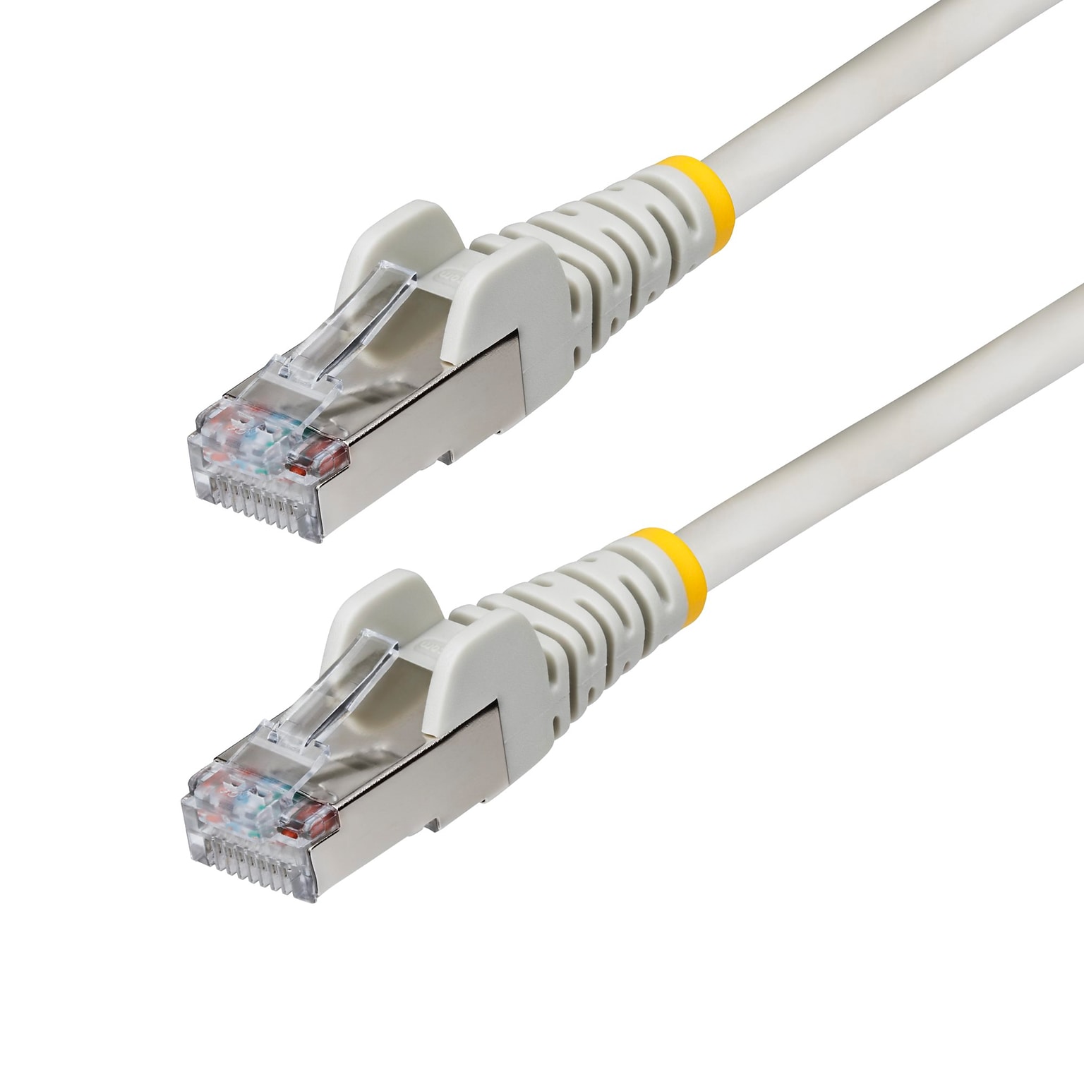 StarTech 75 ft. CAT-6a Ethernet Cable, 27AWG, Gray (NLGR-75F-CAT-6a-PATCH)
