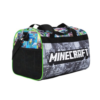 Bioworld 4-Piece Minecraft Carry-On Luggage Set with Wheels, TSA Checkpoint Friendly, Multicolored (LRY6U4EMNCPP00)