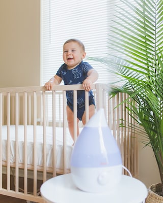 Crane Drop Ultrasonic Cool Mist Humidifier White (EE-5301W)