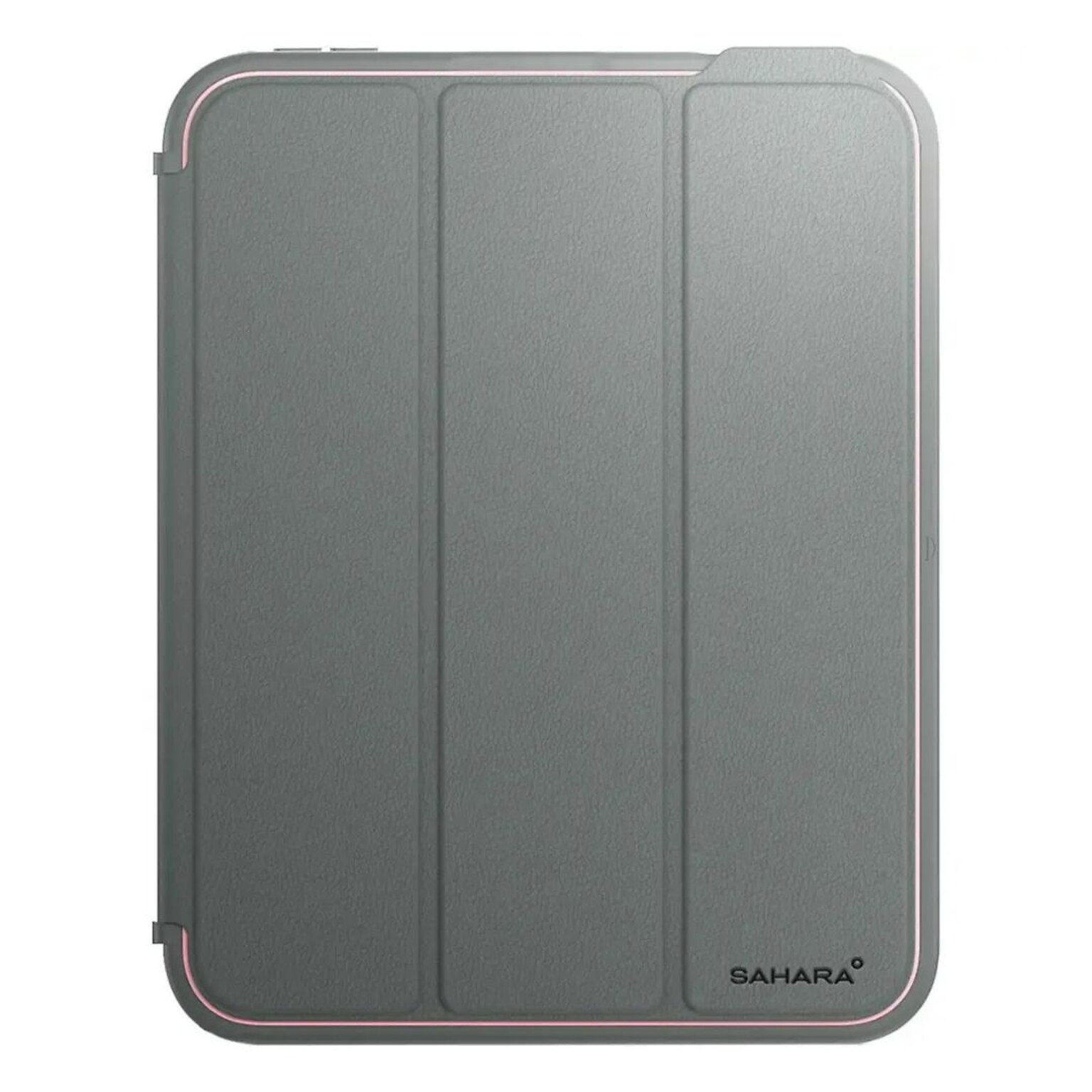 SaharaCase Raider Series TPU 9 Heavy Duty Folio Case for iPad Mini 6th & 7th Generation, Mist Gray/Pink (TB00453)