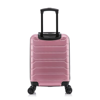InUSA Trend Plastic Carry-On Luggage, Rose Gold (IUTRE00S-ROS)