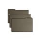 Smead FasTab Recycled Hanging File Folder, 3-Tab Tab, Legal Size, Standard Green, 20/Box (64137)