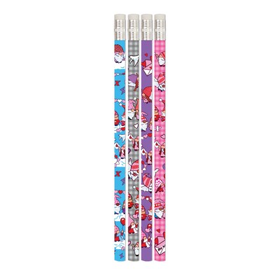 Musgrave Pencil Company Valentine Gnomes Wooden Pencil, #2 Medium Lead, 12 Pencils/Pack, 12/Packs (MUS2603D-12)