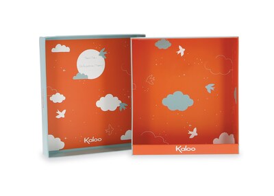 Kaloo K'doux Comforting Rabbit Blanket, Dove (JNDK969947)