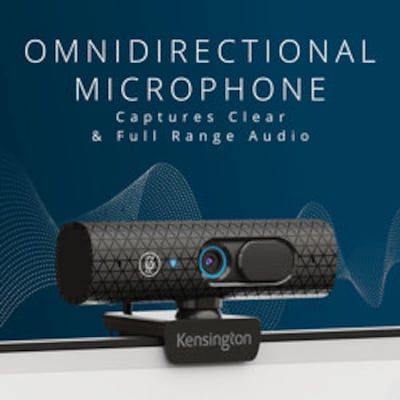 Kensington W3050 EQ 1080p Auto Focus Webcam, Black (K81172WW)