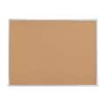 Quill Brand® Standard Durable Cork Bulletin Board, Aluminum Frame, 4W x 3H (28345-CC)