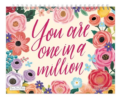 2025 BrownTrout Bonnie Marcus 7.5 x 6 Monthly Desk Calendar (9781975479442)