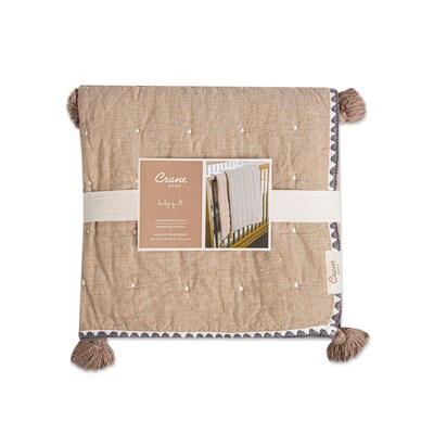 Baby Crane Ezra Quilted Blanket, Copper (BC-110QB)