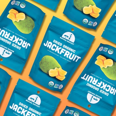 Mavuno Harvest Gluten Free Organic Dried Jackfruit Fruit Snacks, 1 lb. Bag (MAHW-JACK1LB)