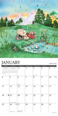2026 Willow Creek Golf Crazy by Gary Patterson 12" x 12" Monthly Wall Calendar (51337)