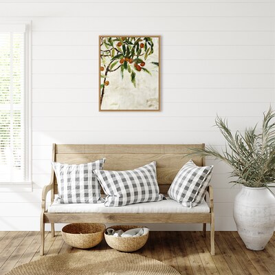 Amanti Art Kumquat Tree by Jodi Maas Framed Canvas Wall Art Print, 23" x 28" (A42677747772)