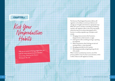 Quarto 5-Minute Productivity Guided Journal, 6.30" x 8.27", White, 192 Pages (9780785842057)