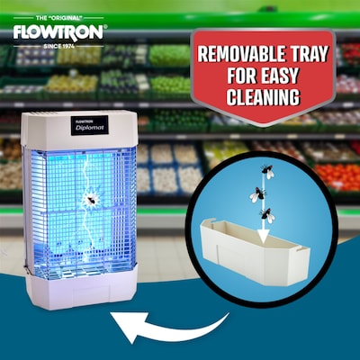 Flowtron Electric Diplomat Indoor Bug Zapper, 2000 sq. ft. Coverage, 120W UV Light (FLWFC7800)