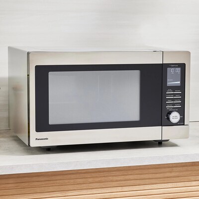 Panasonic HomeMADE 1.3 Cu. Ft. Countertop Microwave, Stainless Steel (NN-CD65NS)