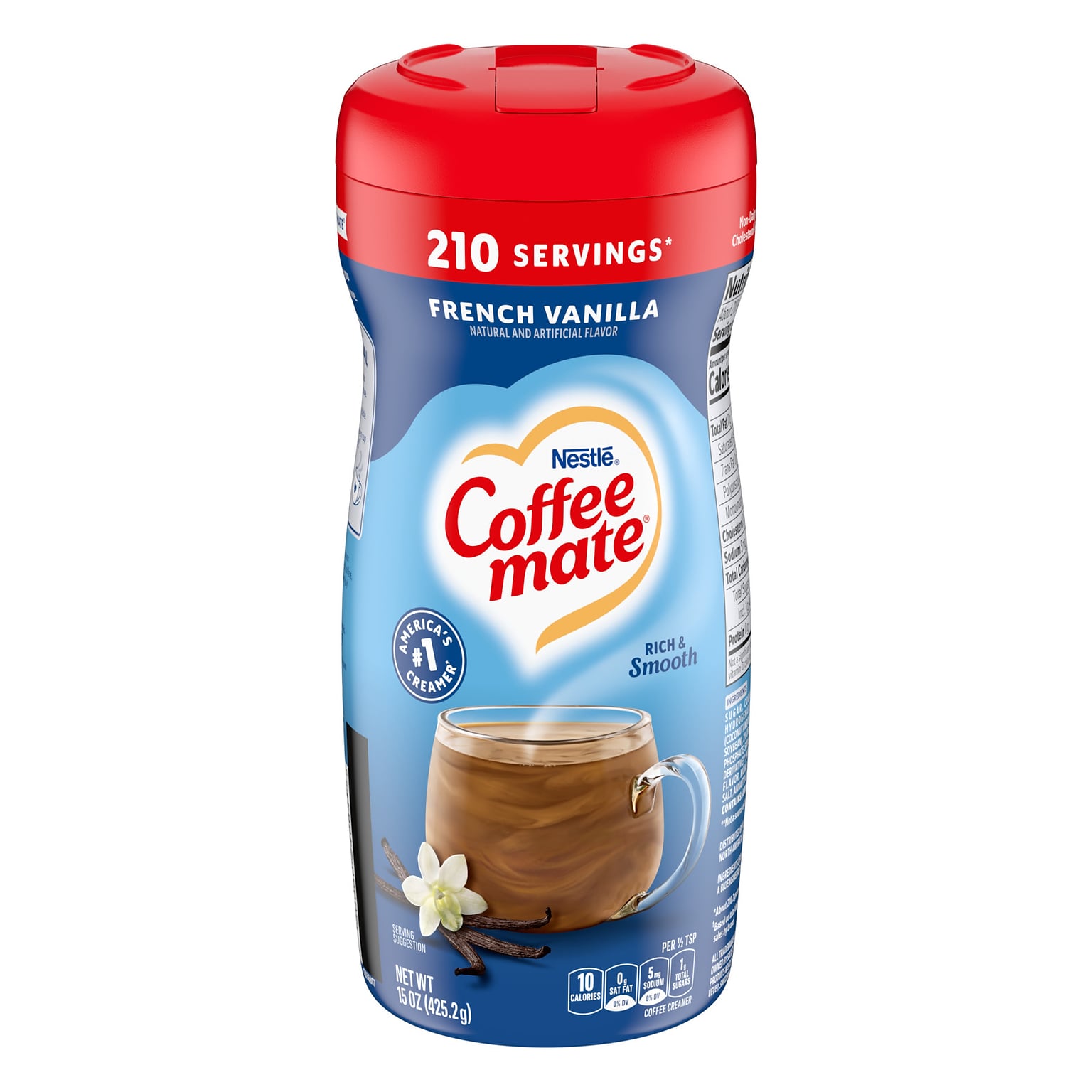 Coffee mate French Vanilla Powdered Creamer, 15 Oz. (35775)