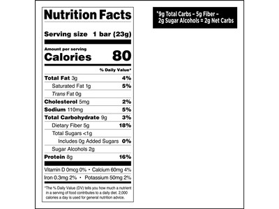 Quest Minis Gluten Free Cookies and Cream Protein Bar, 0.81 oz., 14 Bars/Box (QPBMCAC14M8)