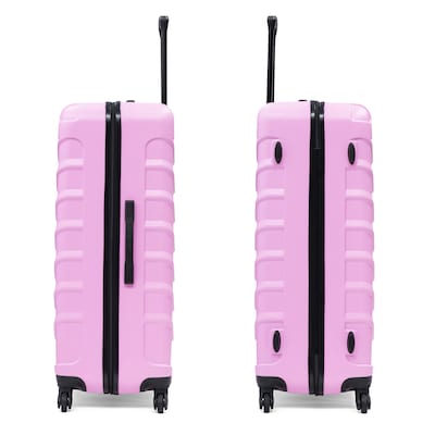 InUSA Endurance 33.27" Hardside Suitcase, 4-Wheeled Spinner, TSA Checkpoint Friendly, Pink (IUEND00XL-PNK)