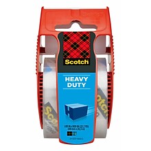 Scotch Heavy Duty Shipping Packing Tape with Dispenser, 1.88 x 22.2 yds., Clear, 1-Pack (142)
