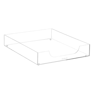 Mind Reader Acrylic Desk Tray, Clear (ATRAY-CLR)