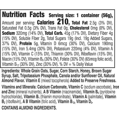 Cheerios Whole Grain Honey Nut Oat Cereal, 1.8 oz., 6/Box (GEM13898)
