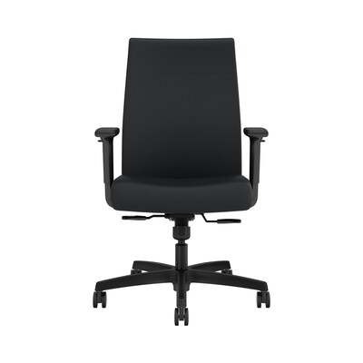 HON Ignition Ergonomic Vinyl Swivel Task Chair, Black (HIWMUL.Y1.A.S.WP.40.AL.SB.T)