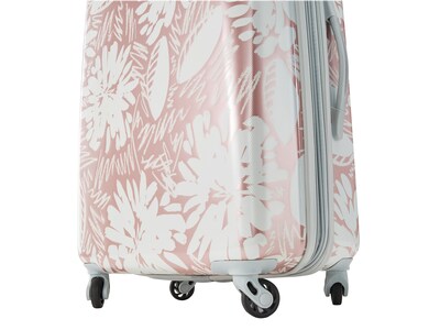 American Tourister Moonlight ABS/Polycarbonate Hardside Luggage, Ascending Gardens Rose Gold (92505-5996)