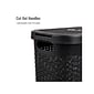 Mind Reader 10.57-Gallon Laundry Hamper with Lid, Plastic, Plastic, Black (40HAMP-BLK)